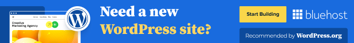 Need a new WordPress site? Get started with Bluehost